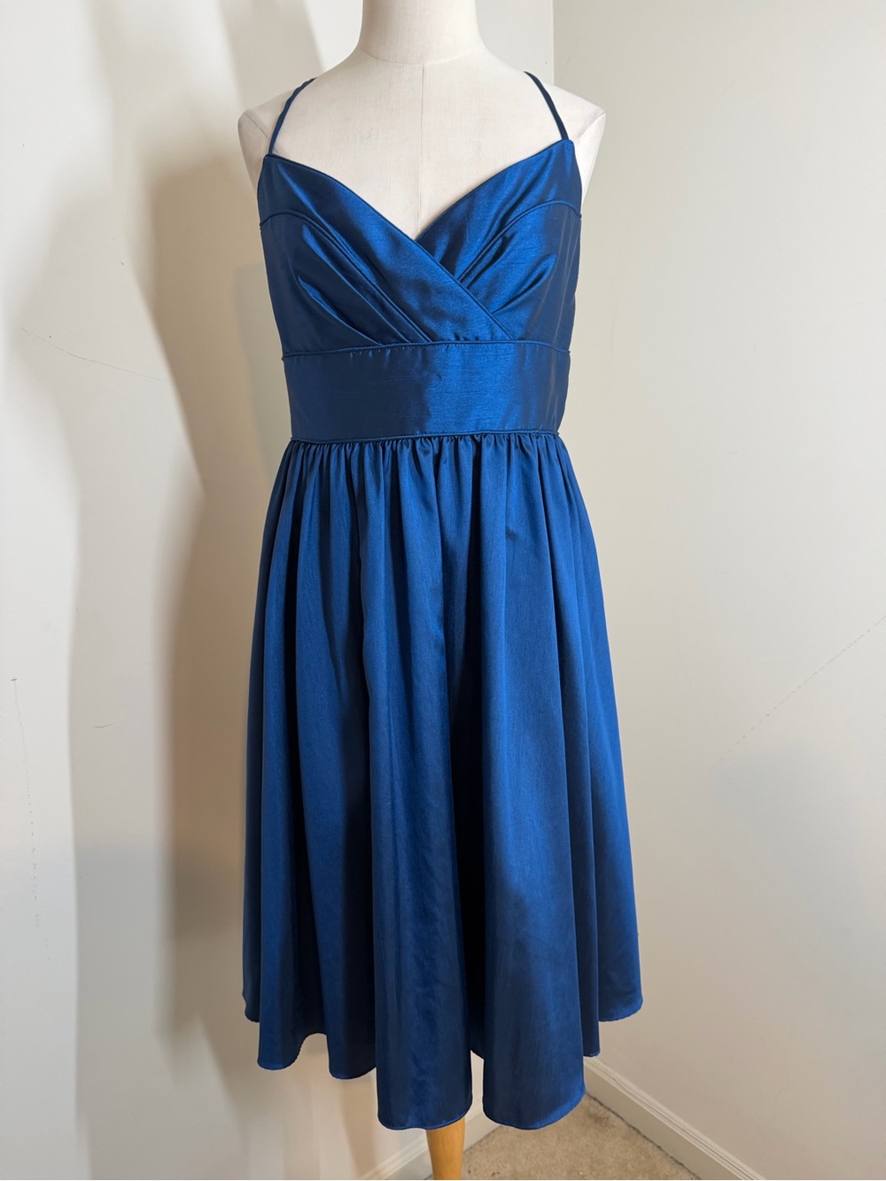 WTOO by Watters & Watters -SZ 10- Blue Formal Fit & Flare Dress